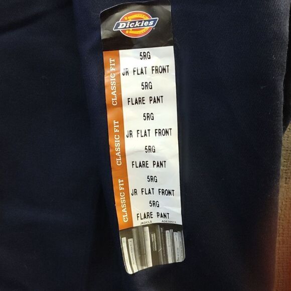 Dickies navy blue flare bottom pants, nwt - Picture 4 of 5